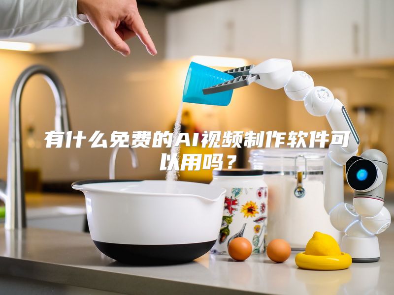 有什么免费的AI视频制作软件可以用吗？