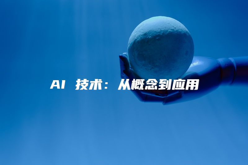 AI 技术：从概念到应用