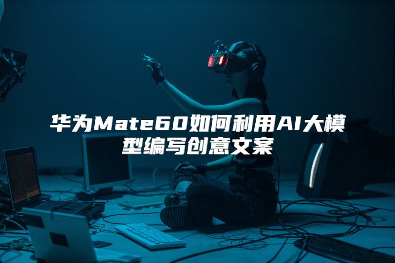 华为Mate60如何利用AI大模型编写创意文案