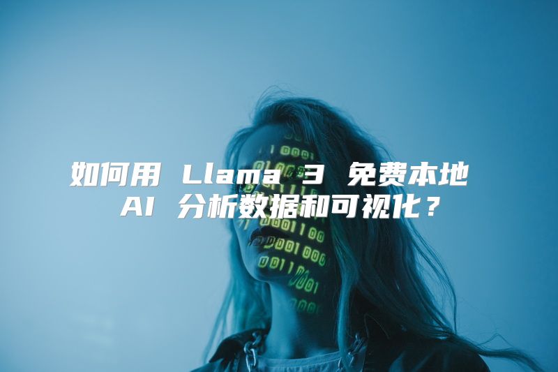 如何用 Llama 3 免费本地 AI 分析数据和可视化？