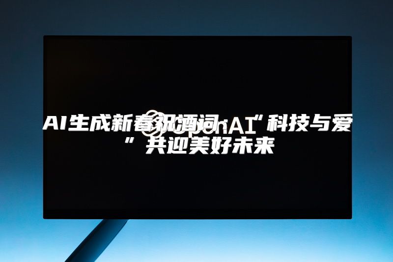 AI生成新春祝酒词：“科技与爱”共迎美好未来