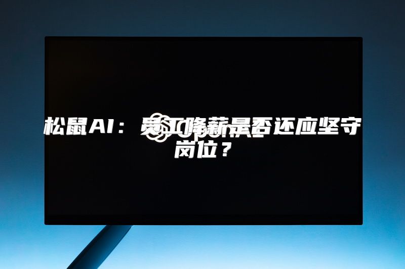 松鼠AI：员工降薪是否还应坚守岗位？