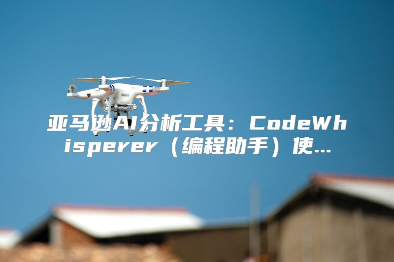 亚马逊AI分析工具：CodeWhisperer（编程助手）使...