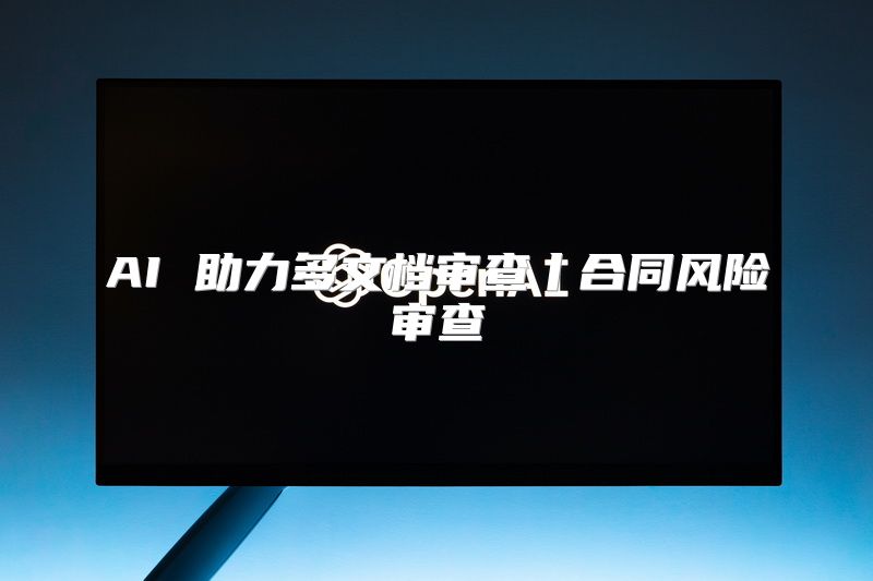 AI 助力多文档审查丨合同风险审查