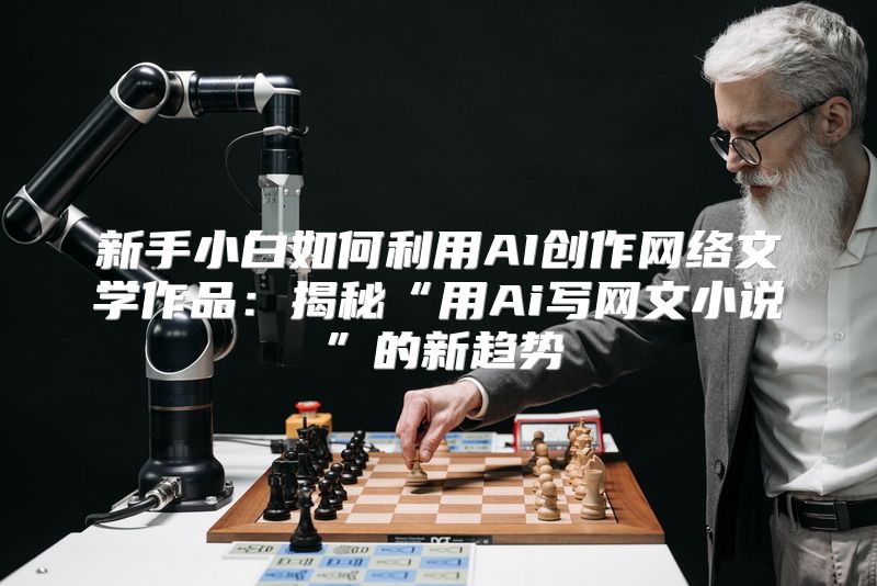 新手小白如何利用AI创作网络文学作品：揭秘“用Ai写网文小说”的新趋势