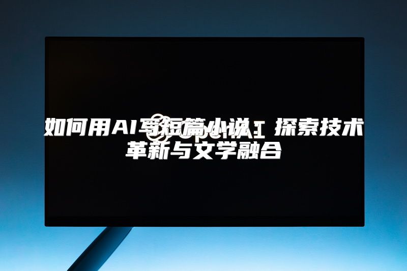 如何用AI写短篇小说：探索技术革新与文学融合