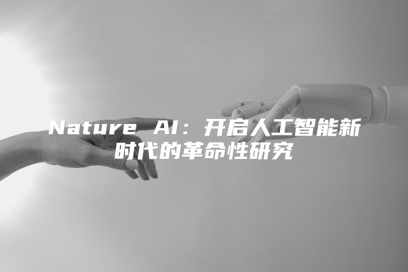 Nature AI：开启人工智能新时代的革命性研究