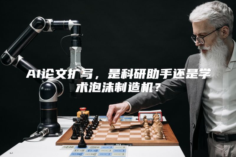 AI论文扩写，是科研助手还是学术泡沫制造机？
