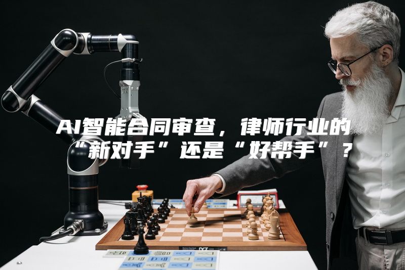 AI智能合同审查，律师行业的“新对手”还是“好帮手”？
