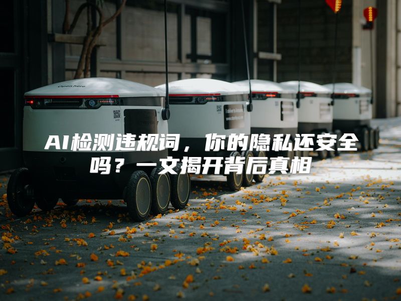 AI检测违规词，你的隐私还安全吗？一文揭开背后真相