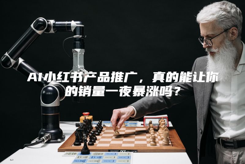 AI小红书产品推广，真的能让你的销量一夜暴涨吗？
