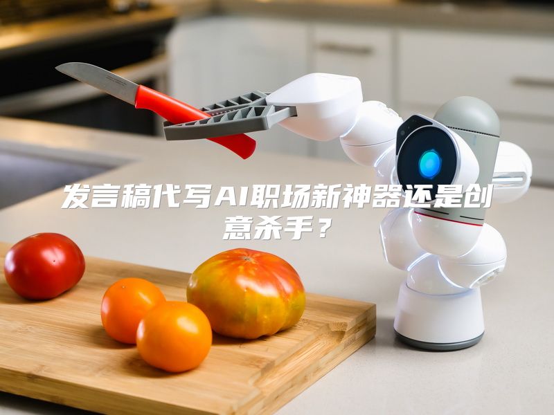 发言稿代写AI职场新神器还是创意杀手？
