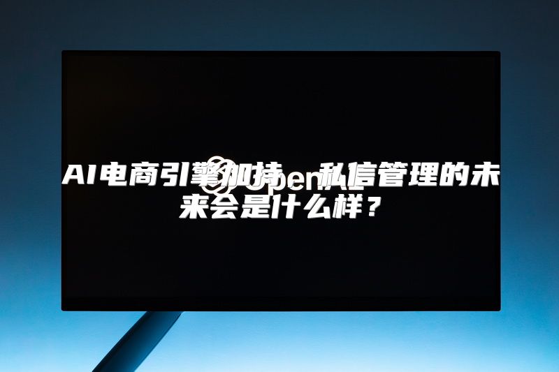 AI电商引擎加持，私信管理的未来会是什么样？
