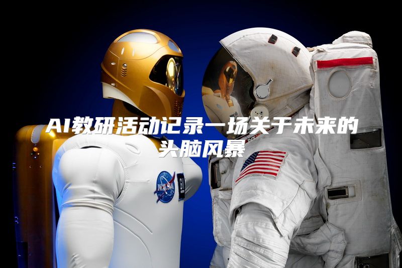 AI教研活动记录一场关于未来的头脑风暴