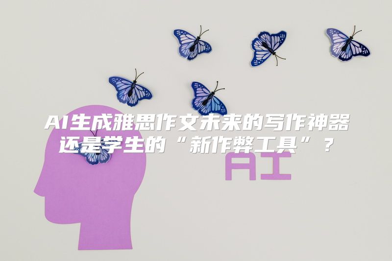 AI生成雅思作文未来的写作神器还是学生的“新作弊工具”？