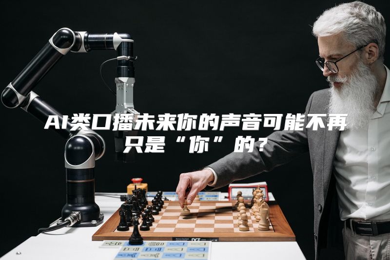 AI类口播未来你的声音可能不再只是“你”的？