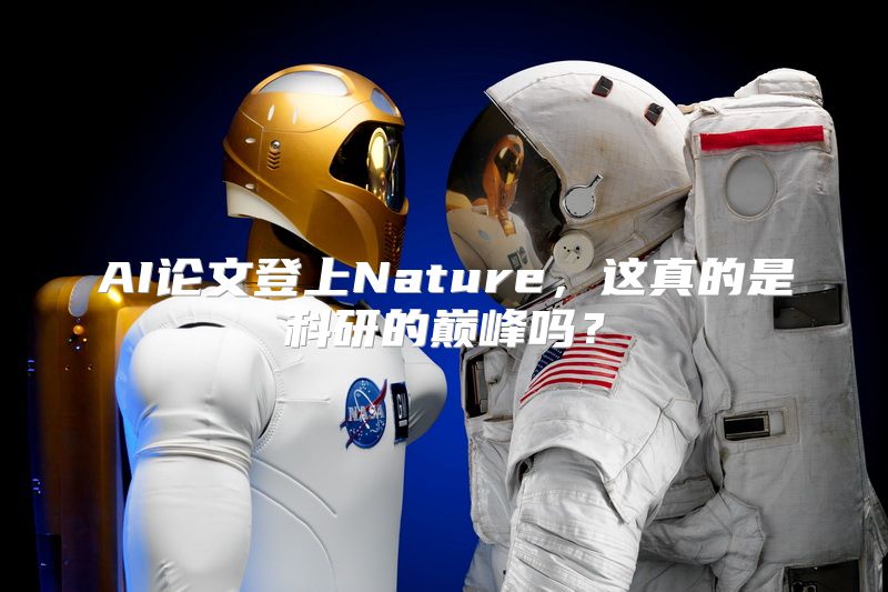 AI论文登上Nature，这真的是科研的巅峰吗？