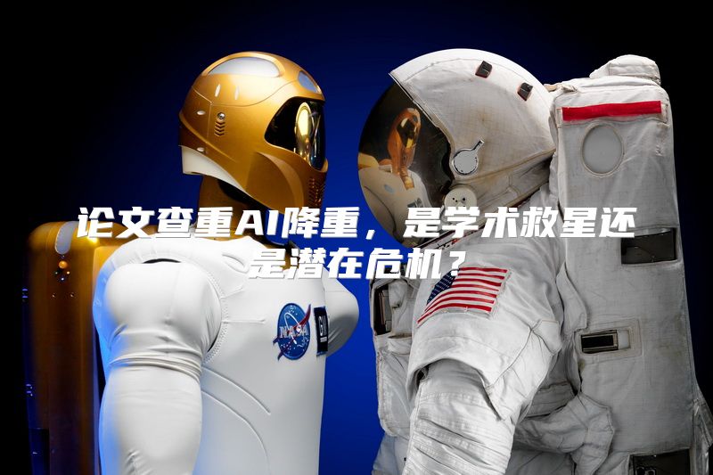 论文查重AI降重，是学术救星还是潜在危机？