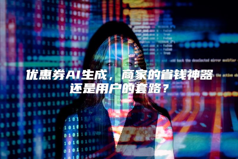 优惠券AI生成，商家的省钱神器还是用户的套路？