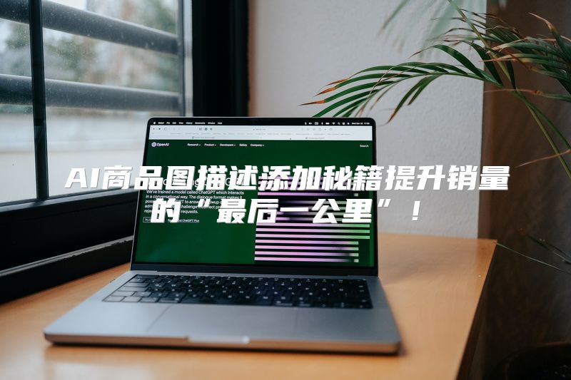 AI商品图描述添加秘籍提升销量的“最后一公里”！