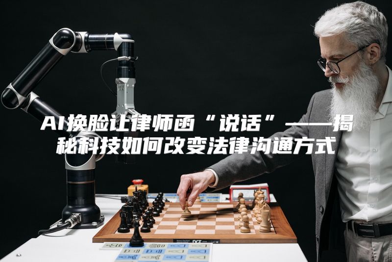 AI换脸让律师函“说话”——揭秘科技如何改变法律沟通方式