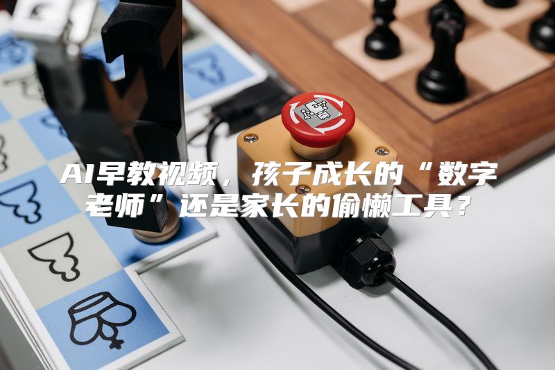 AI早教视频，孩子成长的“数字老师”还是家长的偷懒工具？
