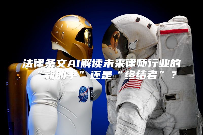 法律条文AI解读未来律师行业的“新助手”还是“终结者”？