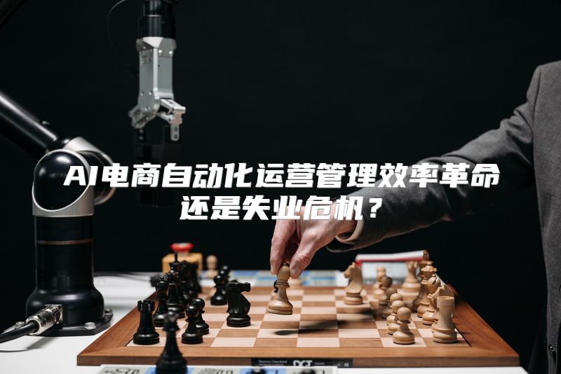 AI电商自动化运营管理效率革命还是失业危机？