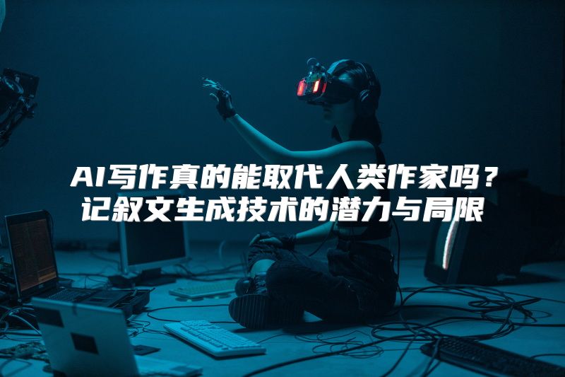 AI写作真的能取代人类作家吗？记叙文生成技术的潜力与局限