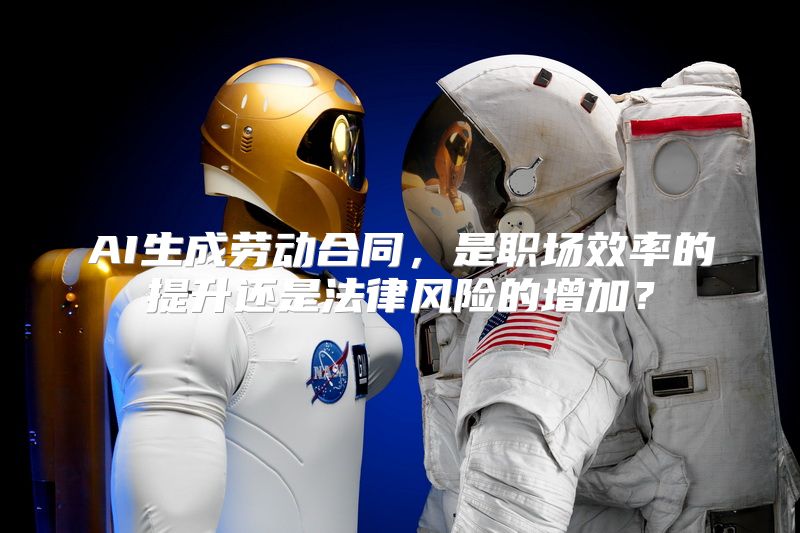 AI生成劳动合同，是职场效率的提升还是法律风险的增加？