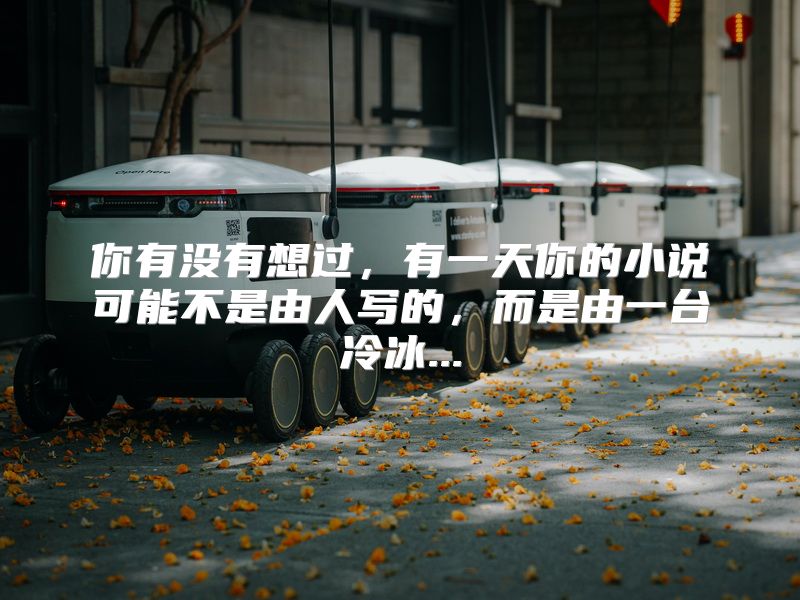 你有没有想过，有一天你的小说可能不是由人写的，而是由一台冷冰...