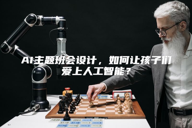 AI主题班会设计，如何让孩子们爱上人工智能？