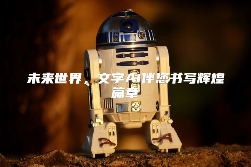 未来世界，文字AI伴您书写辉煌篇章