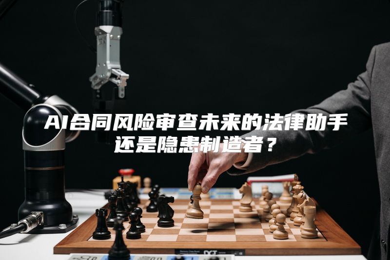 AI合同风险审查未来的法律助手还是隐患制造者？