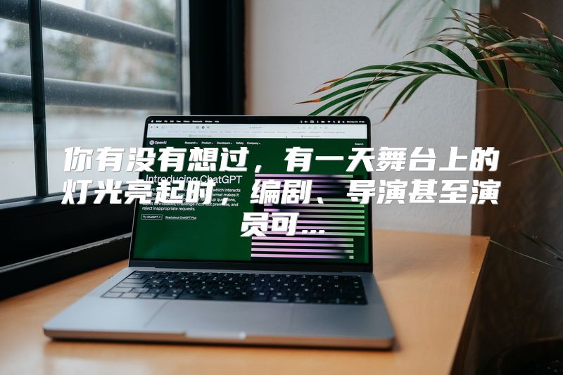 你有没有想过，有一天舞台上的灯光亮起时，编剧、导演甚至演员可...