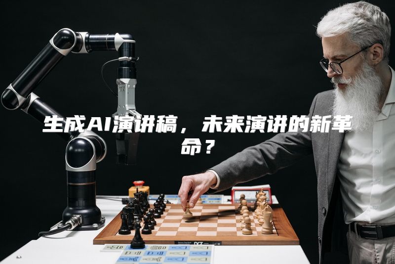 生成AI演讲稿，未来演讲的新革命？