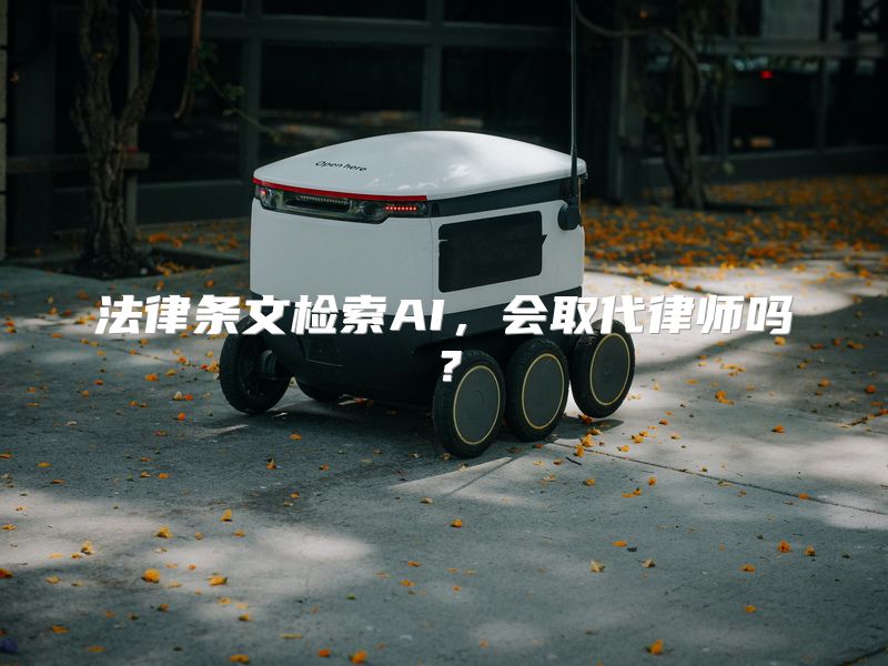 法律条文检索AI，会取代律师吗？