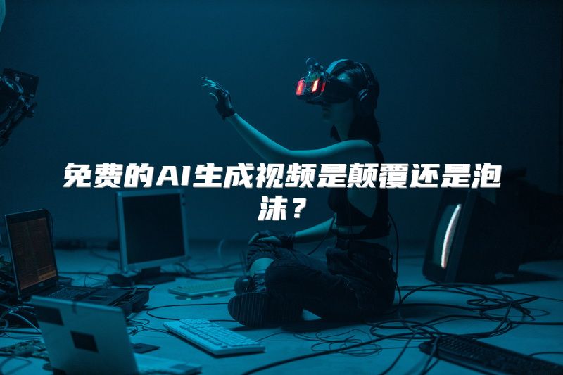 免费的AI生成视频是颠覆还是泡沫？