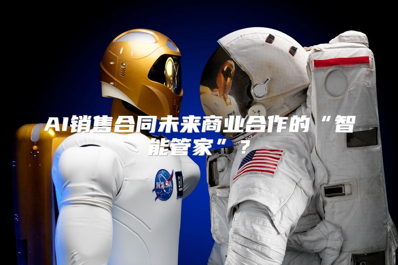 AI销售合同未来商业合作的“智能管家”？