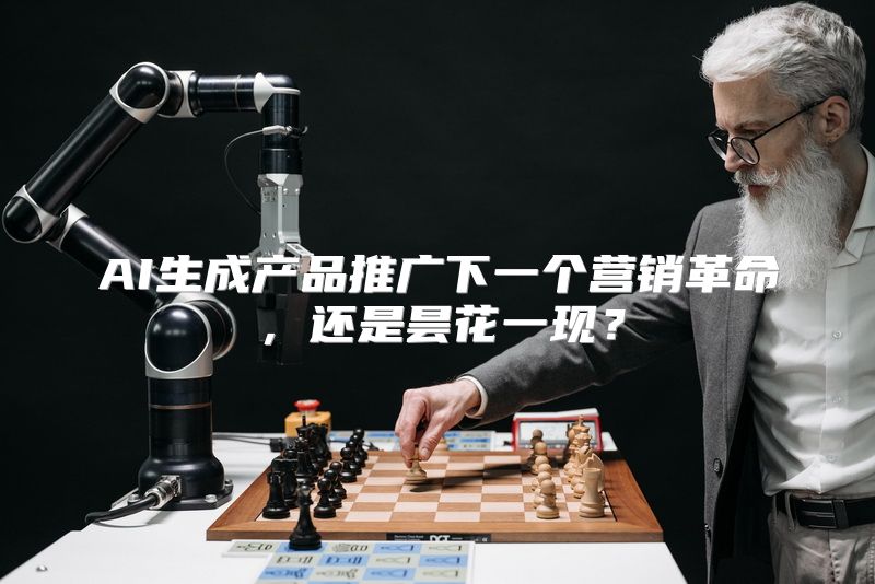 AI生成产品推广下一个营销革命，还是昙花一现？