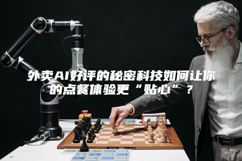 外卖AI好评的秘密科技如何让你的点餐体验更“贴心”？