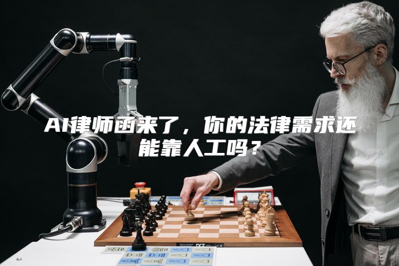 AI律师函来了，你的法律需求还能靠人工吗？