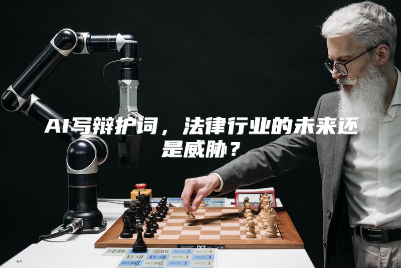 AI写辩护词，法律行业的未来还是威胁？