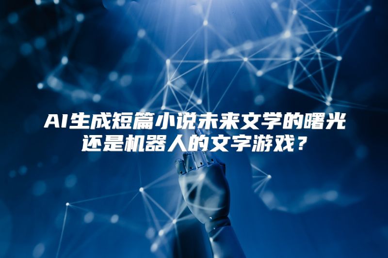 AI生成短篇小说未来文学的曙光还是机器人的文字游戏？