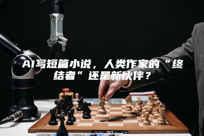 AI写短篇小说，人类作家的“终结者”还是新伙伴？