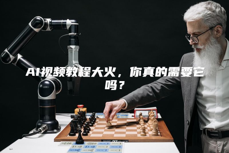 AI视频教程大火，你真的需要它吗？
