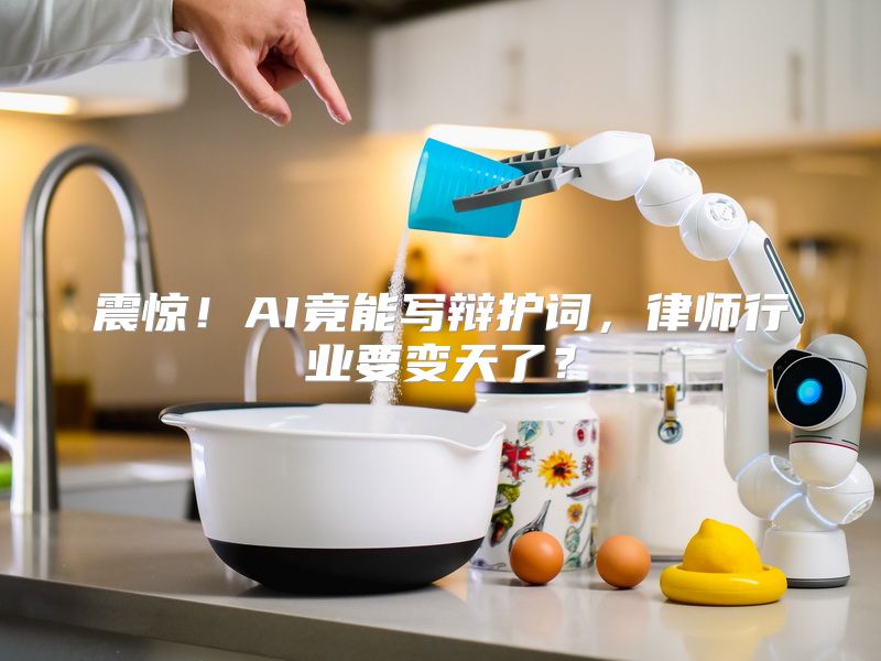 震惊！AI竟能写辩护词，律师行业要变天了？