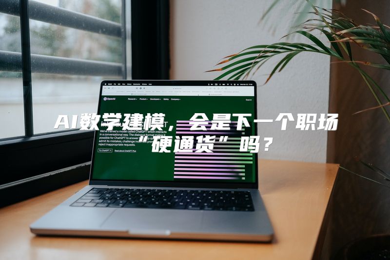AI数学建模，会是下一个职场“硬通货”吗？