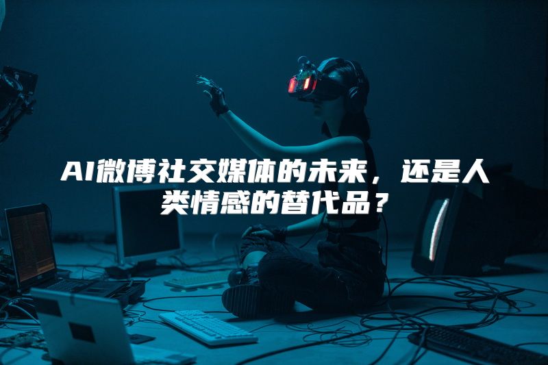 AI微博社交媒体的未来，还是人类情感的替代品？