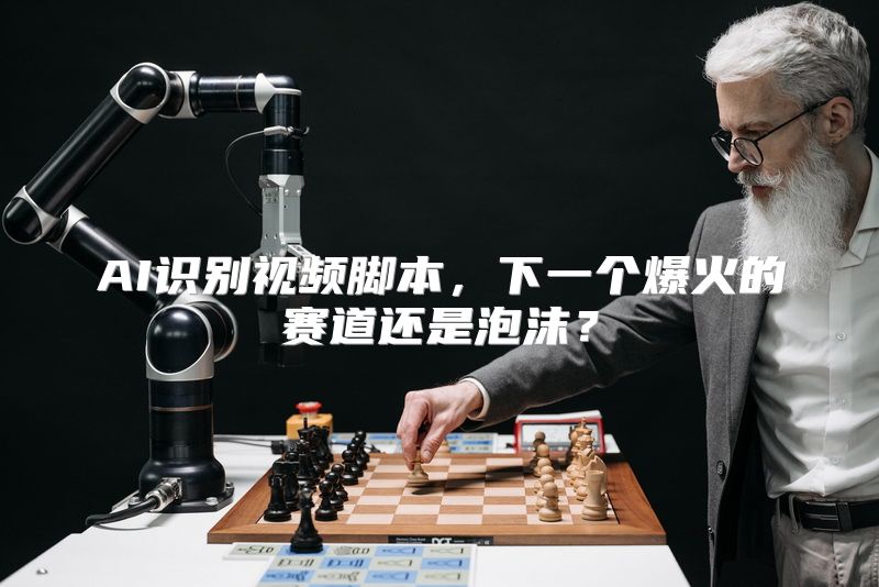 AI识别视频脚本，下一个爆火的赛道还是泡沫？